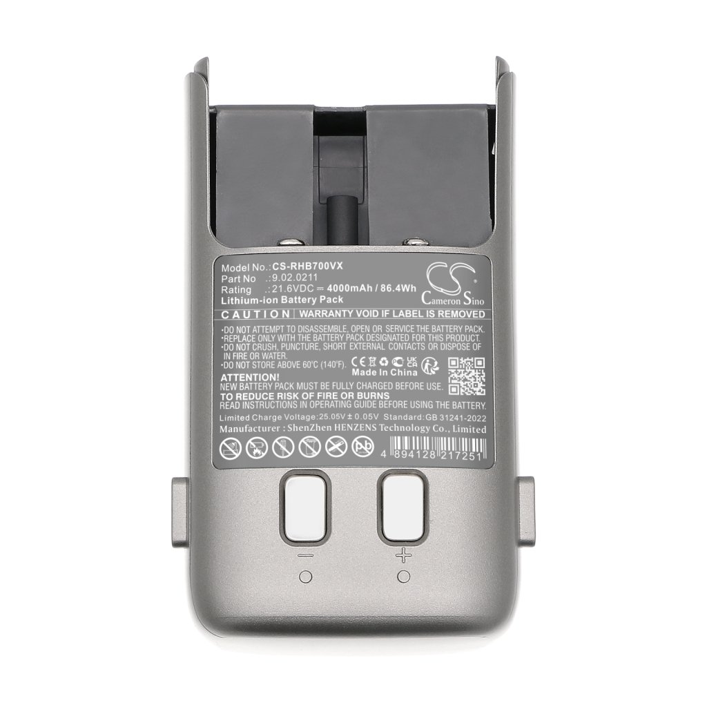 Batterie Sostituisce R200002-17W