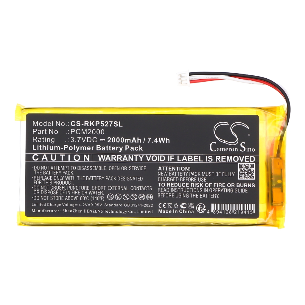 Battery Replaces PCM2000
