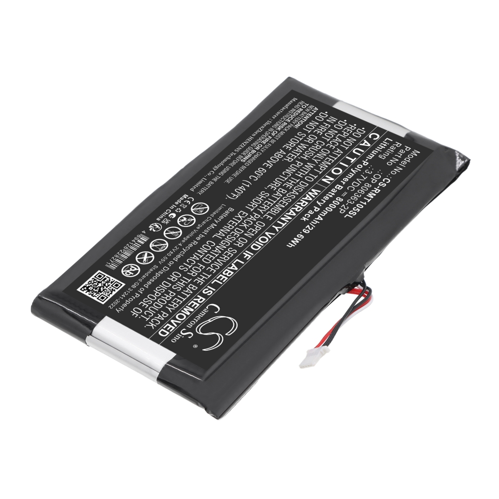Batteria compatibile con Rand mcnally CS-RMT105SL