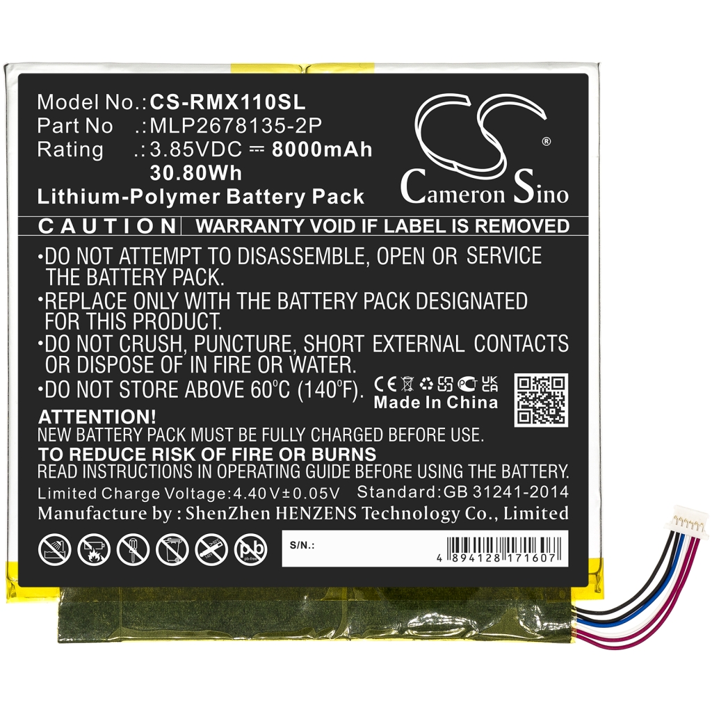 Batteria compressa Verizon CS-RMX110SL