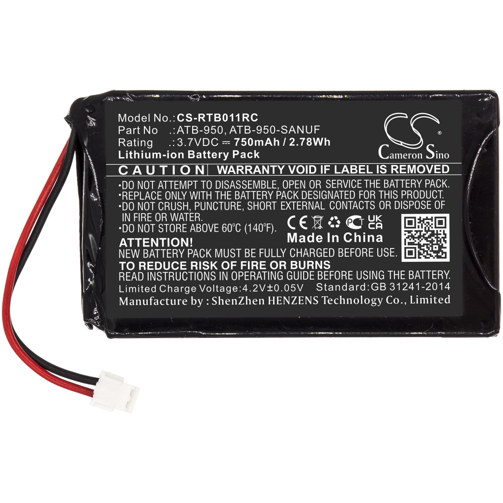 Batteria del telecomando RTI CS-RTB011RC