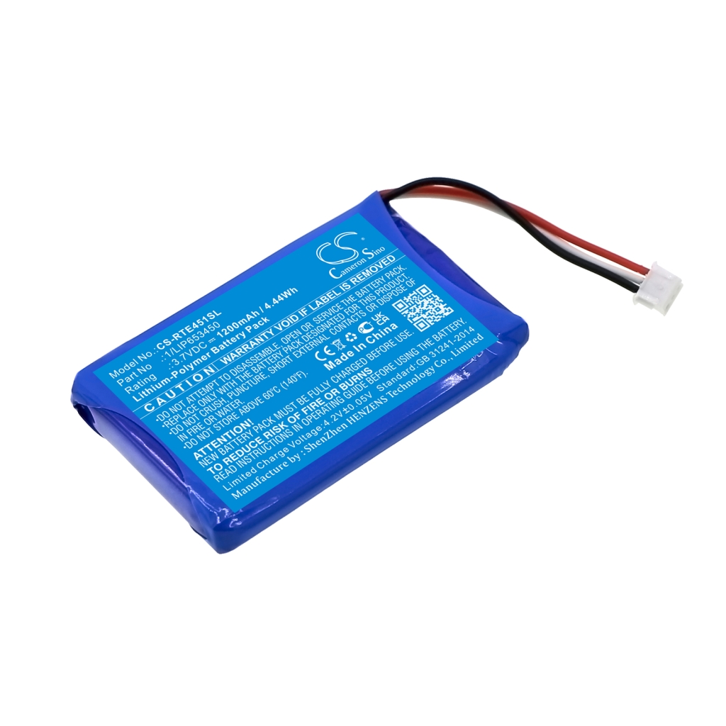Batterie Sostituisce 1/LIP653450