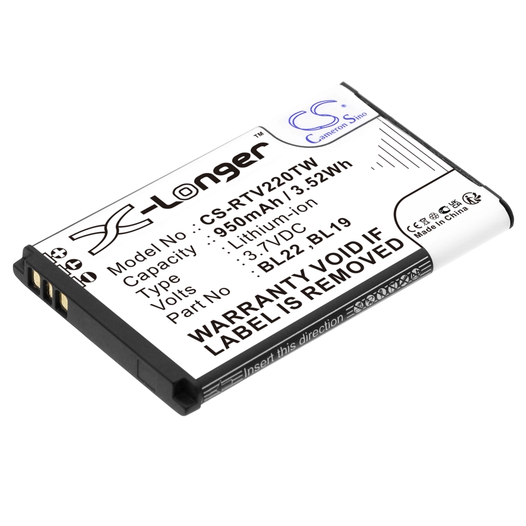 Batteria radio bidirezionale Retevis RT15 (CS-RTV220TW)