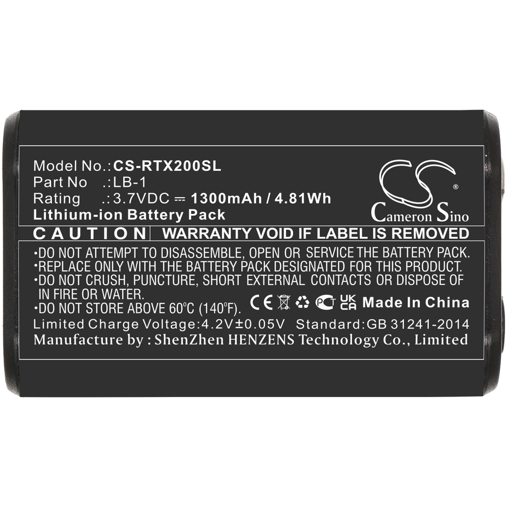 Sostituzione della batteria compatibile per Rode LB-1