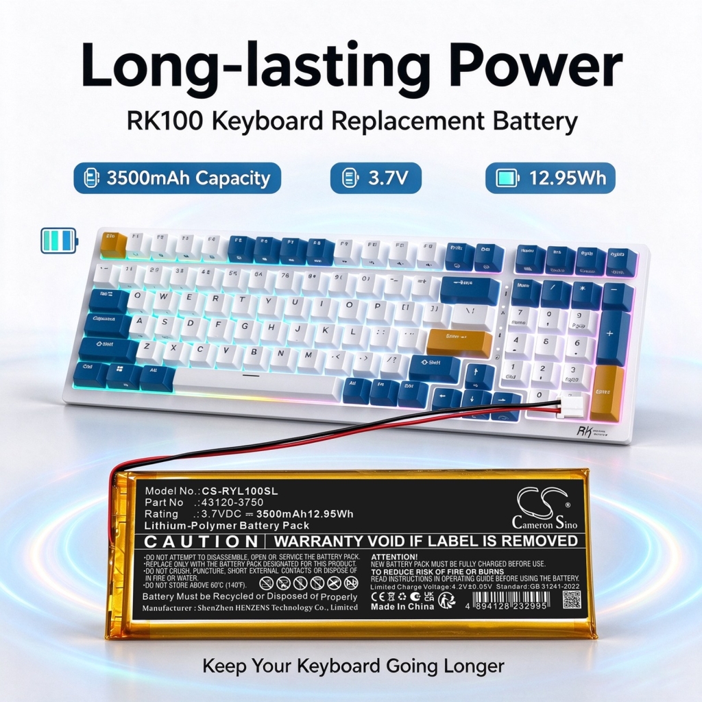 Batteria per Royal Kludge H87