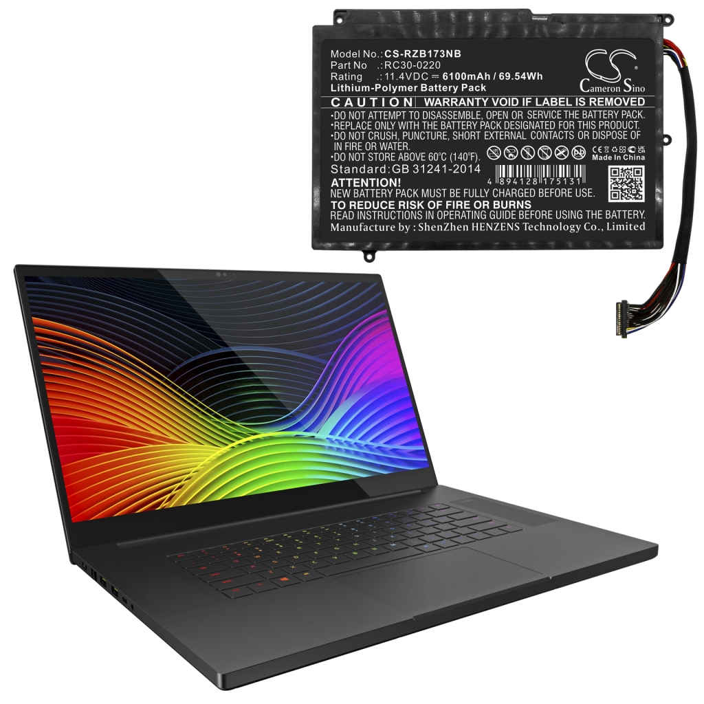 Batteria notebook Razer Rz09-0220 (CS-RZB173NB)