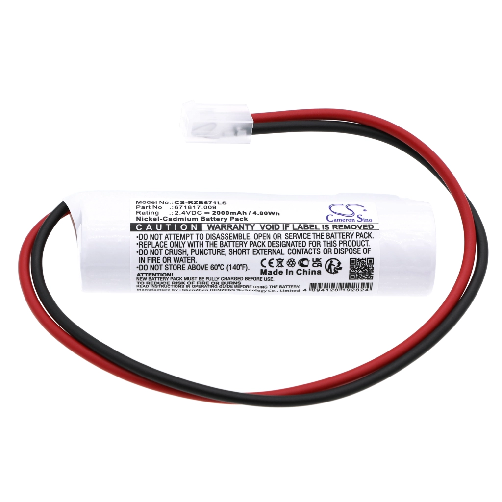 Batteria per telecamera di sicurezza domestica Elubat swiss CS-RZB671LS