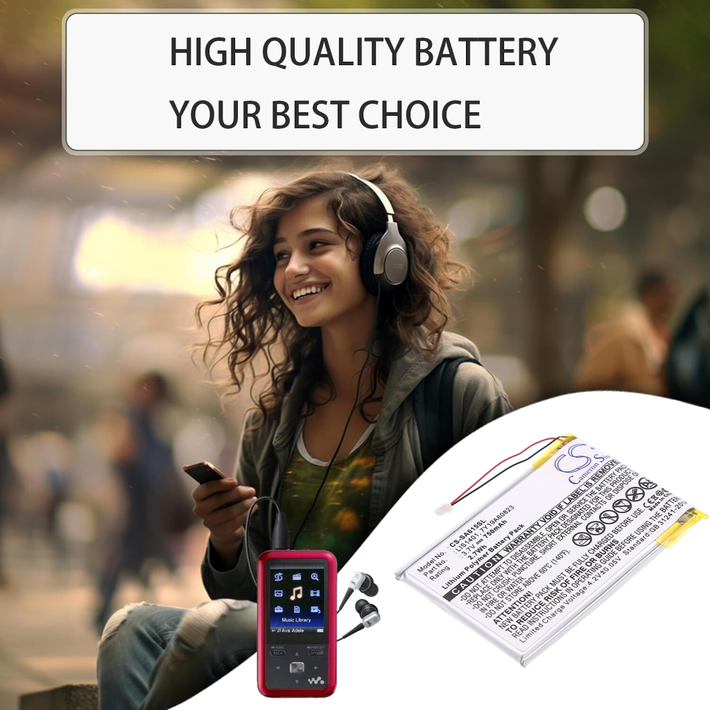 Batteria MP3, MP4, PMP Sony CS-SA615SL