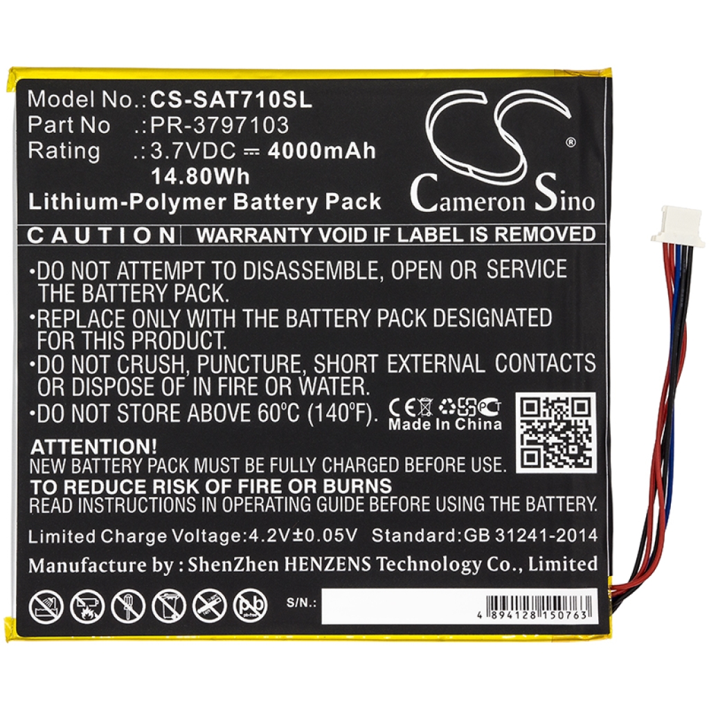 Sostituzione della batteria compatibile per INSIGNIA PR-3797103