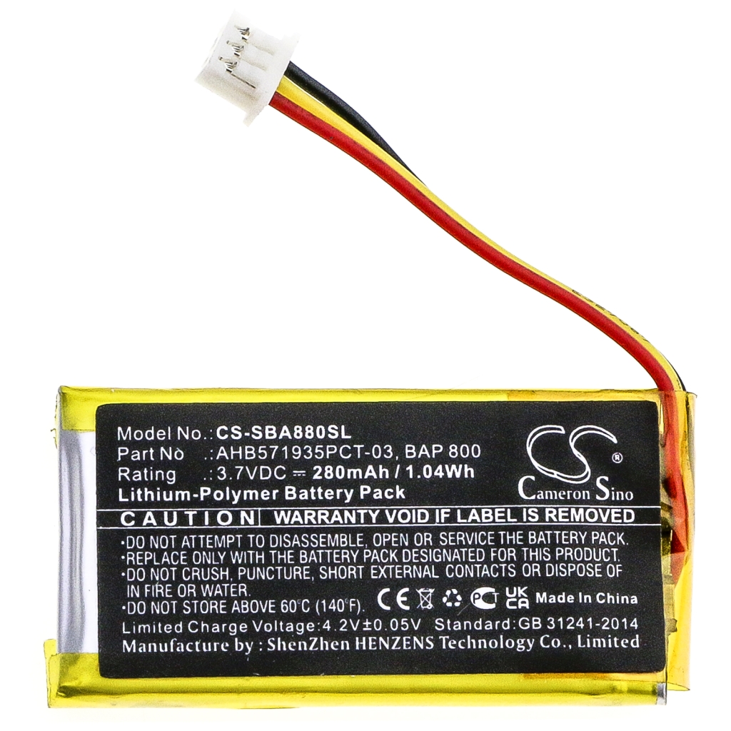 Batteria senza fili dell'auricolare Sennheiser CS-SBA880SL