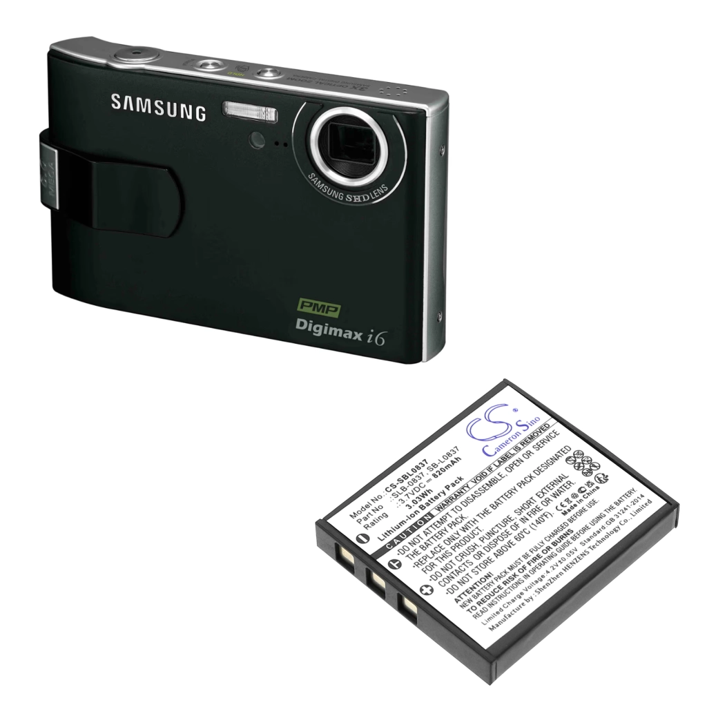 Camera Battery Samsung CS-SBL0837