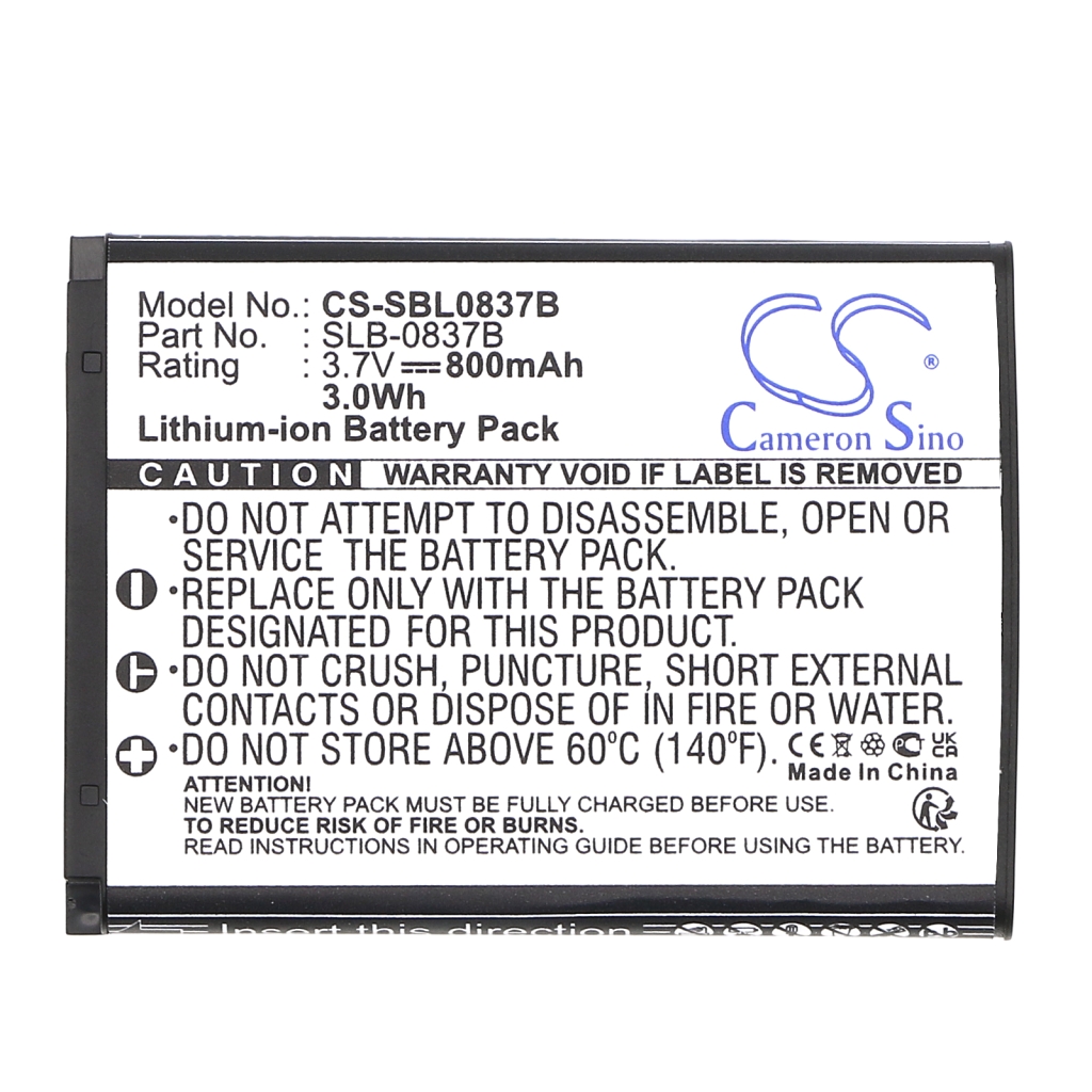 Batterie Sostituisce SLB-0837(B)