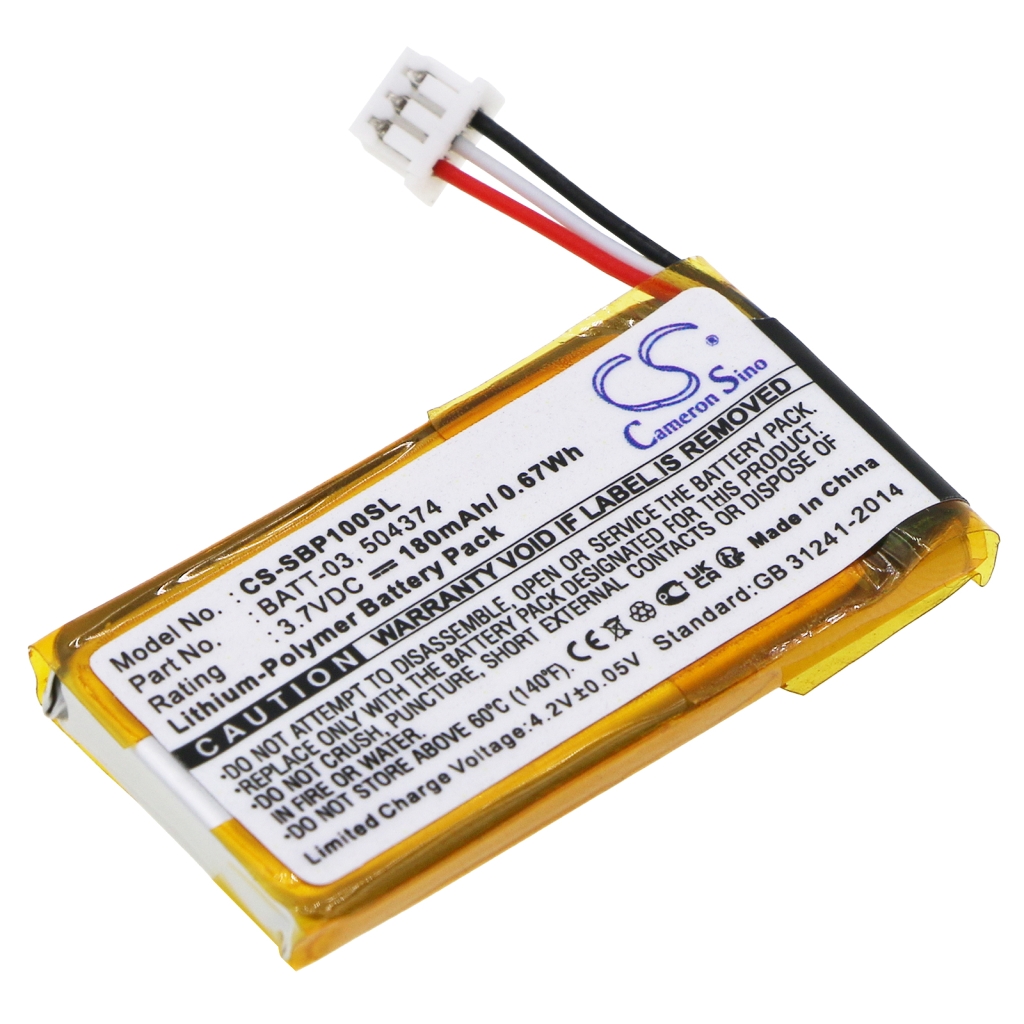 Sostituzione della batteria compatibile per Sennheiser 504374,BATT-03