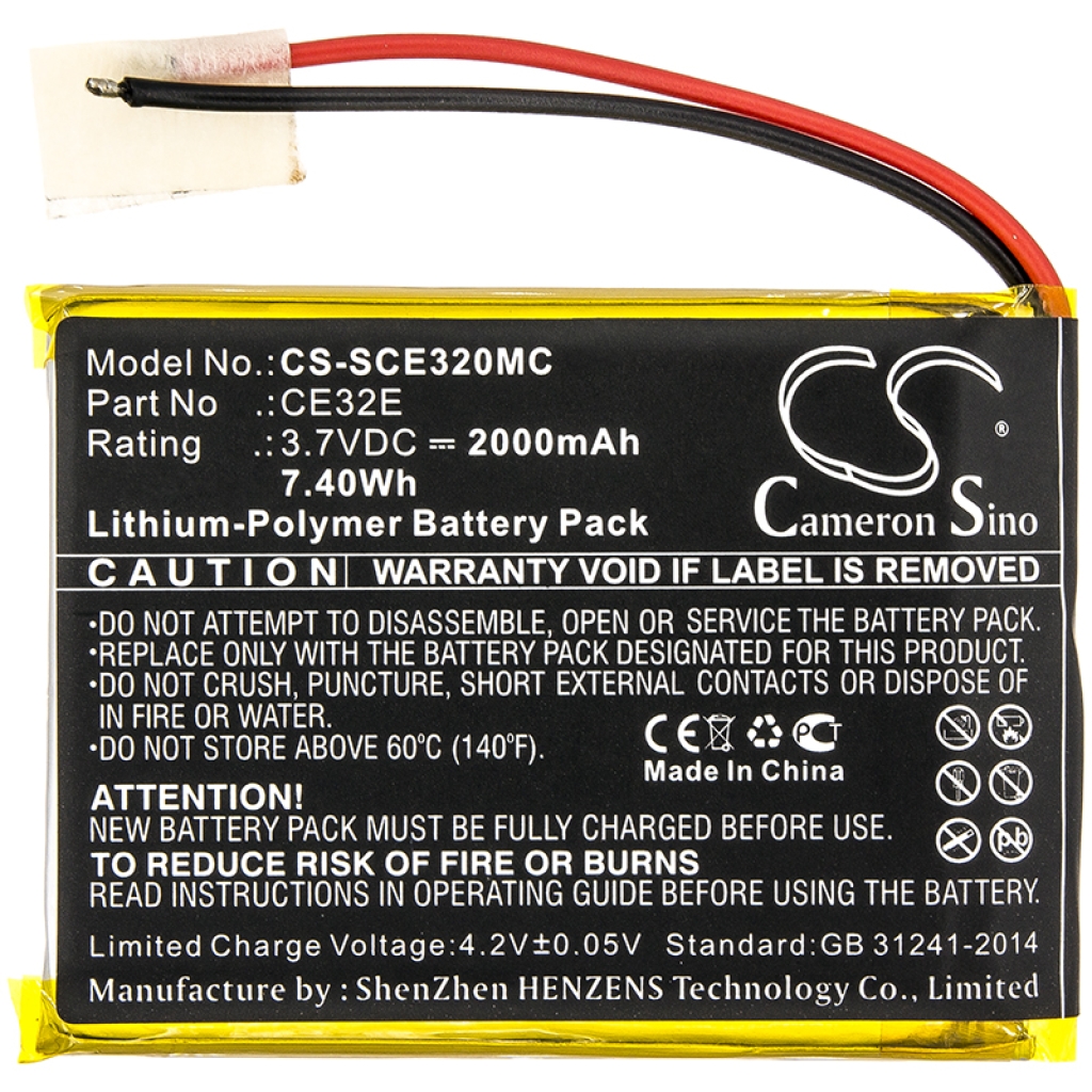 Batterie Body cam battery CS-SCE320MC