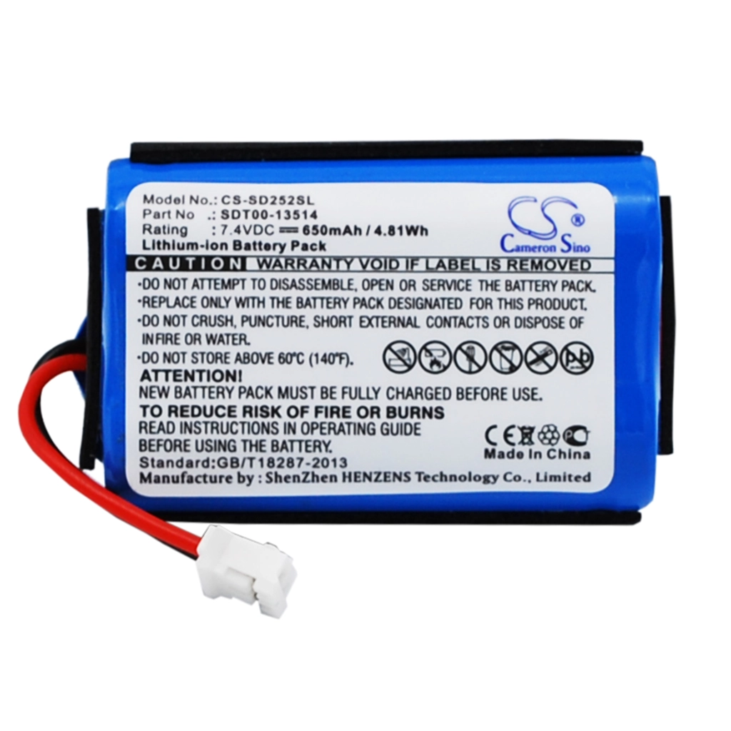 Batteria del collare del cane SportDog SD-2525 transmitter (CS-SD252SL)