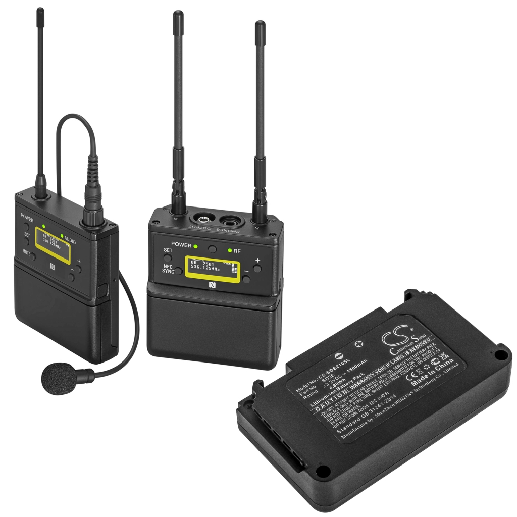 Batterie Batteria del microfono CS-SDB210SL