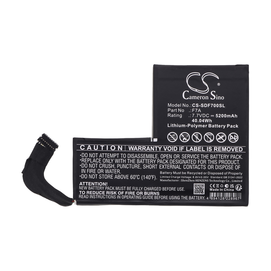 Batteria compatibile con Steam CS-SDF700SL