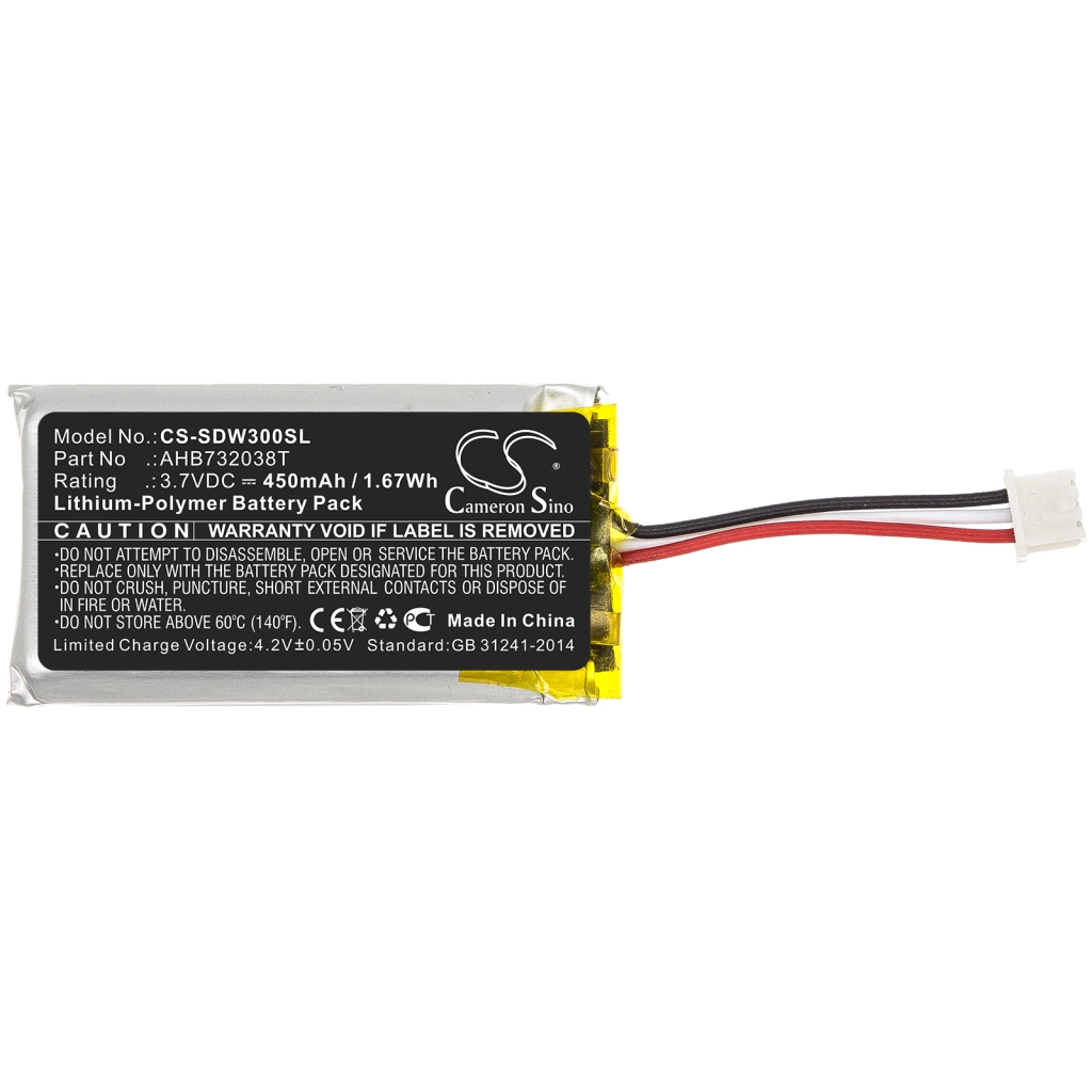Batteria senza fili dell'auricolare Sennheiser Office USB ML (CS-SDW300SL)