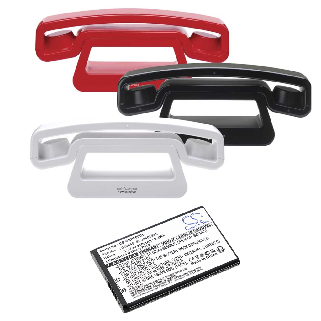 Sostituzione della batteria compatibile per Swissvoice 043048,SV20405855