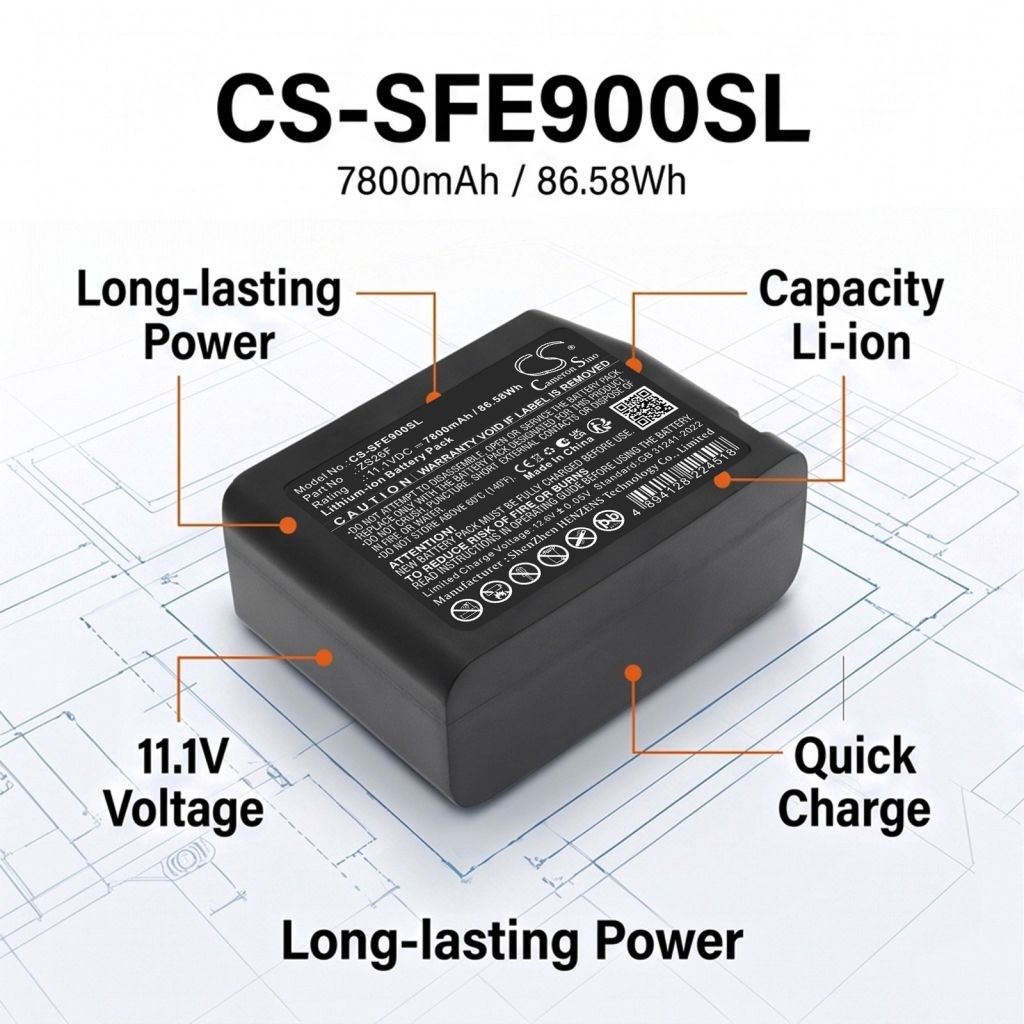 Batteria compatibile con Signalfire CS-SFE900SL