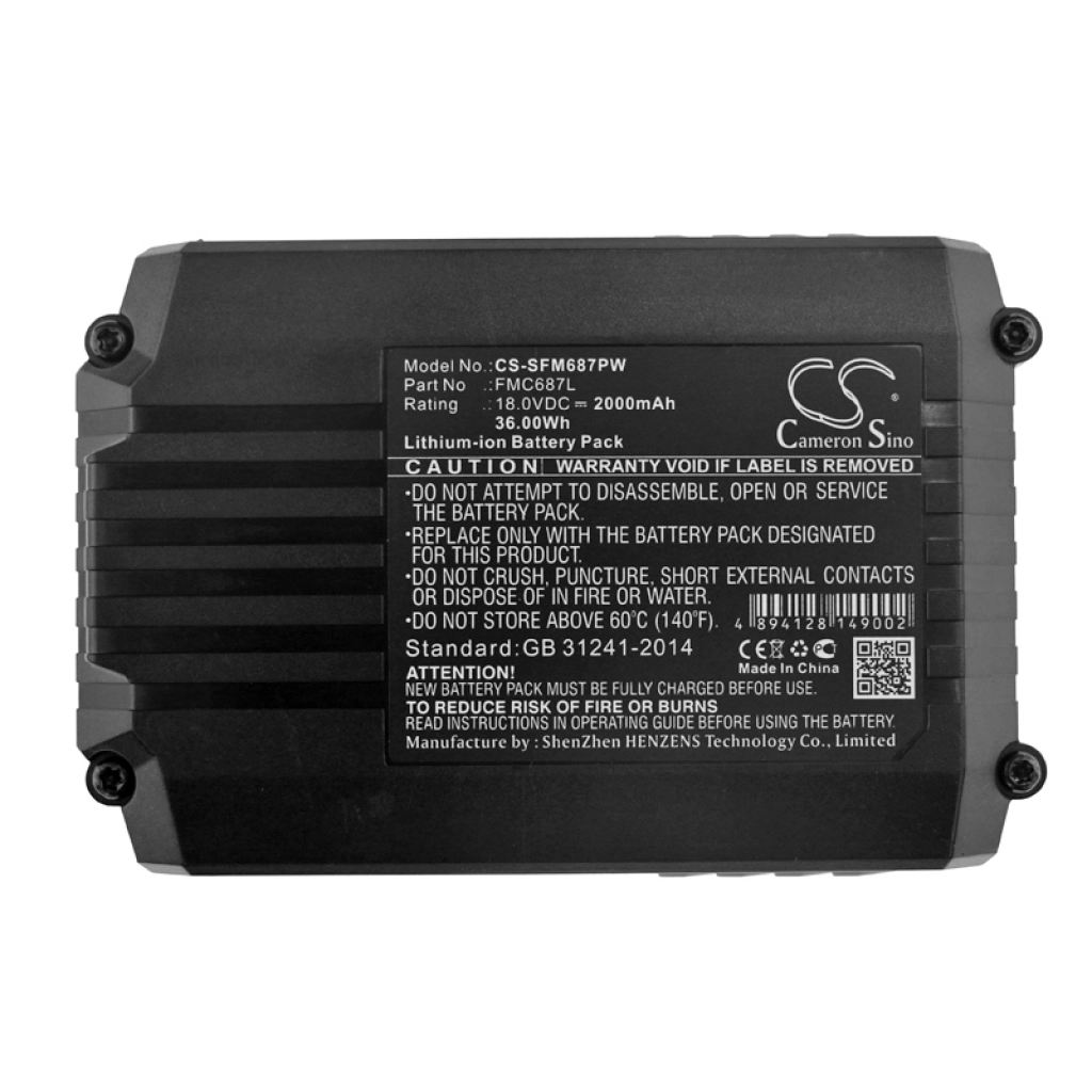 Batterie Batteria industriale CS-SFM687PW