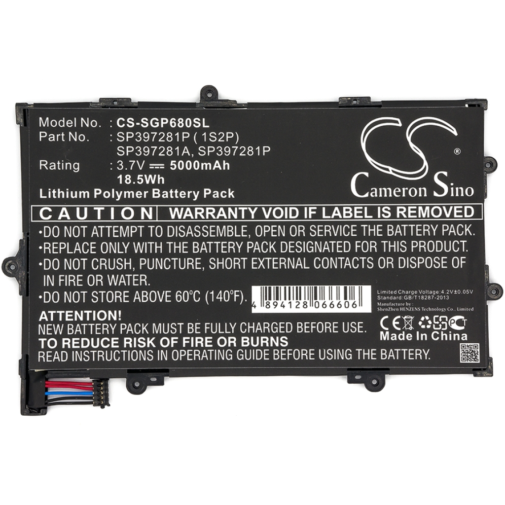 Sostituzione della batteria compatibile per Verizon SP397281A,SP397281P,SP397281P ( 1S2P)