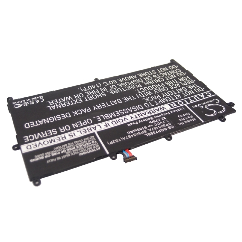 Sostituzione della batteria compatibile per Samsung SP368487A,SP368487A(1S2P)