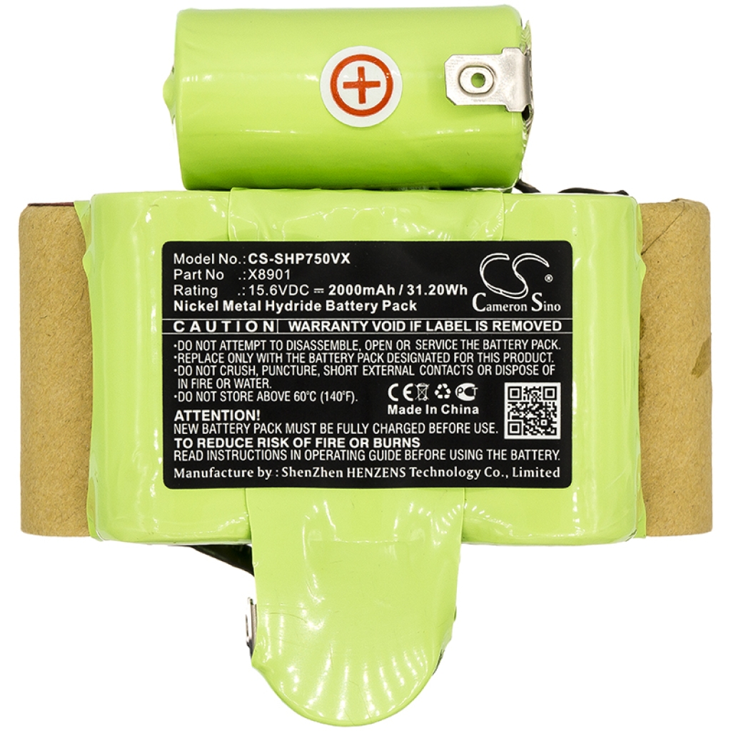 Sostituzione della batteria compatibile per Shark X8901