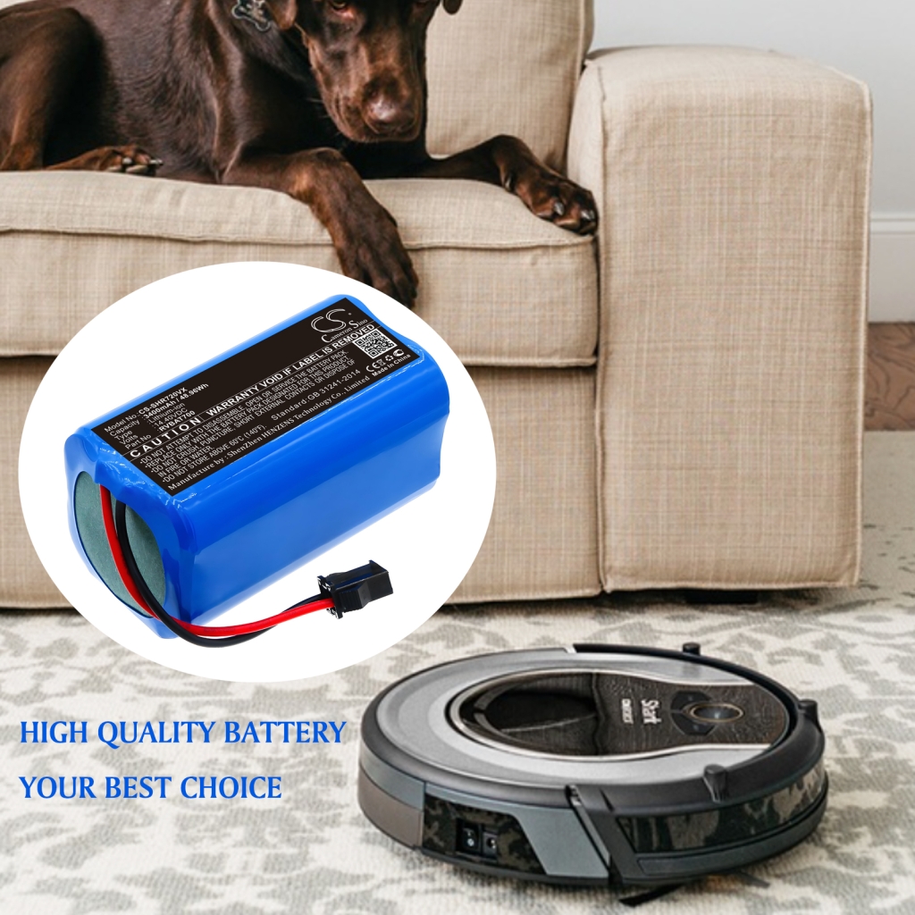 Battery compatible with Shark CS-SHR720VX