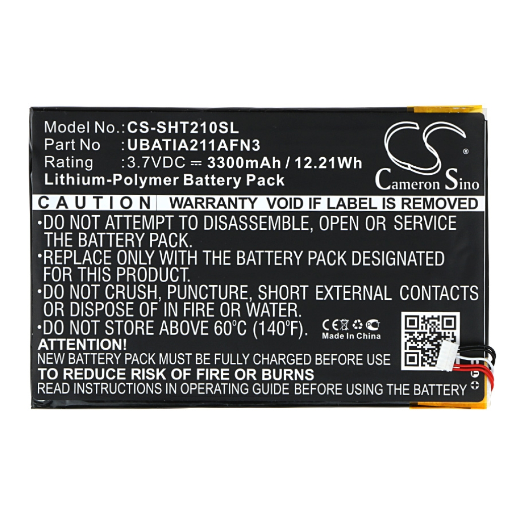 Sostituzione della batteria compatibile per Sharp UBATIA211AFN3