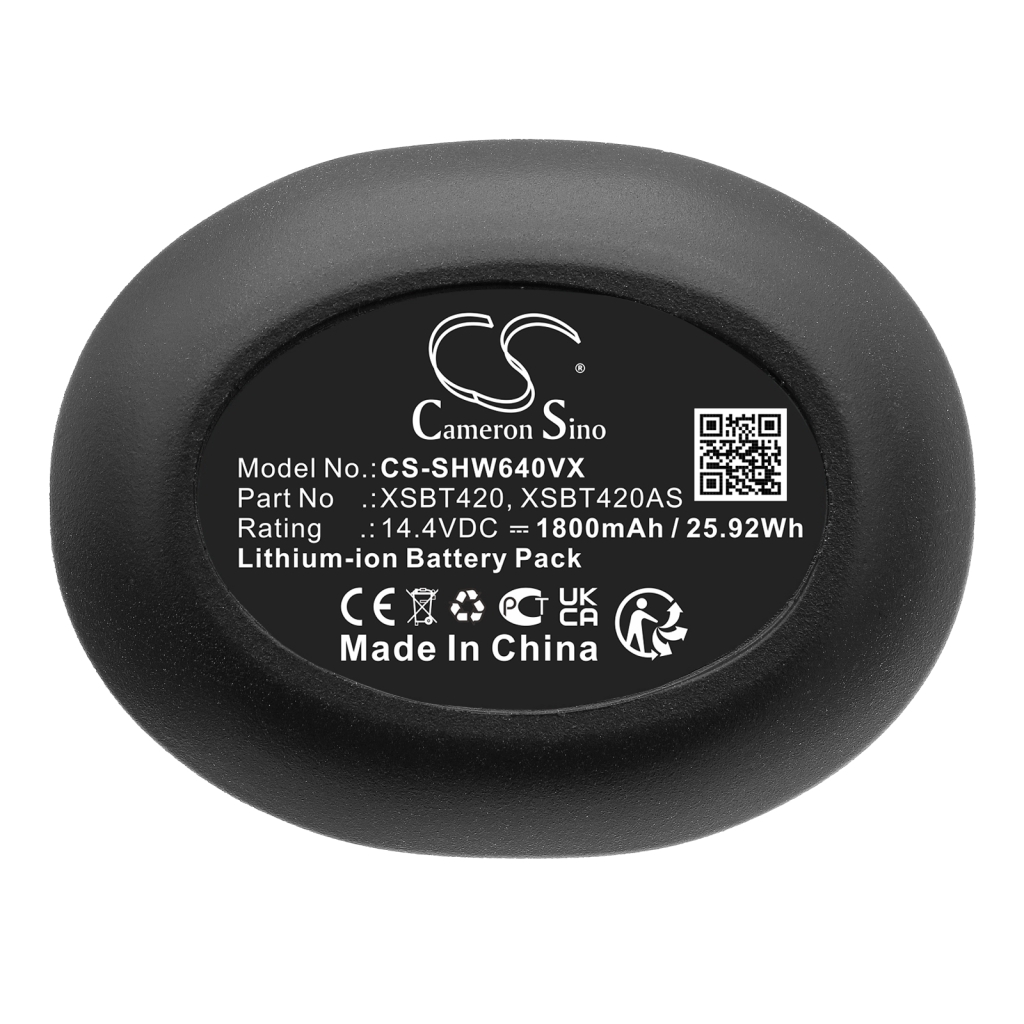 Sostituzione della batteria compatibile per Shark XSBT420,XSBT420AS,XSBT420UK