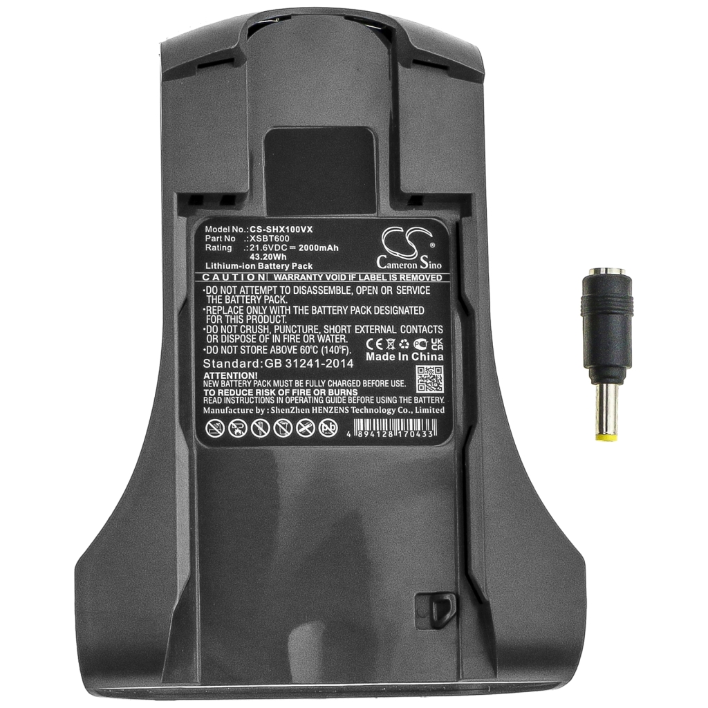 Sostituzione della batteria compatibile per Shark XSBT600