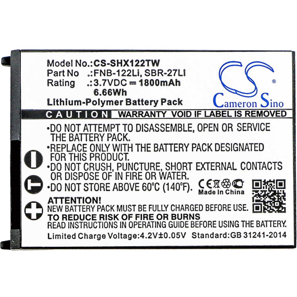 Batterie Sostituisce SBR-27LI