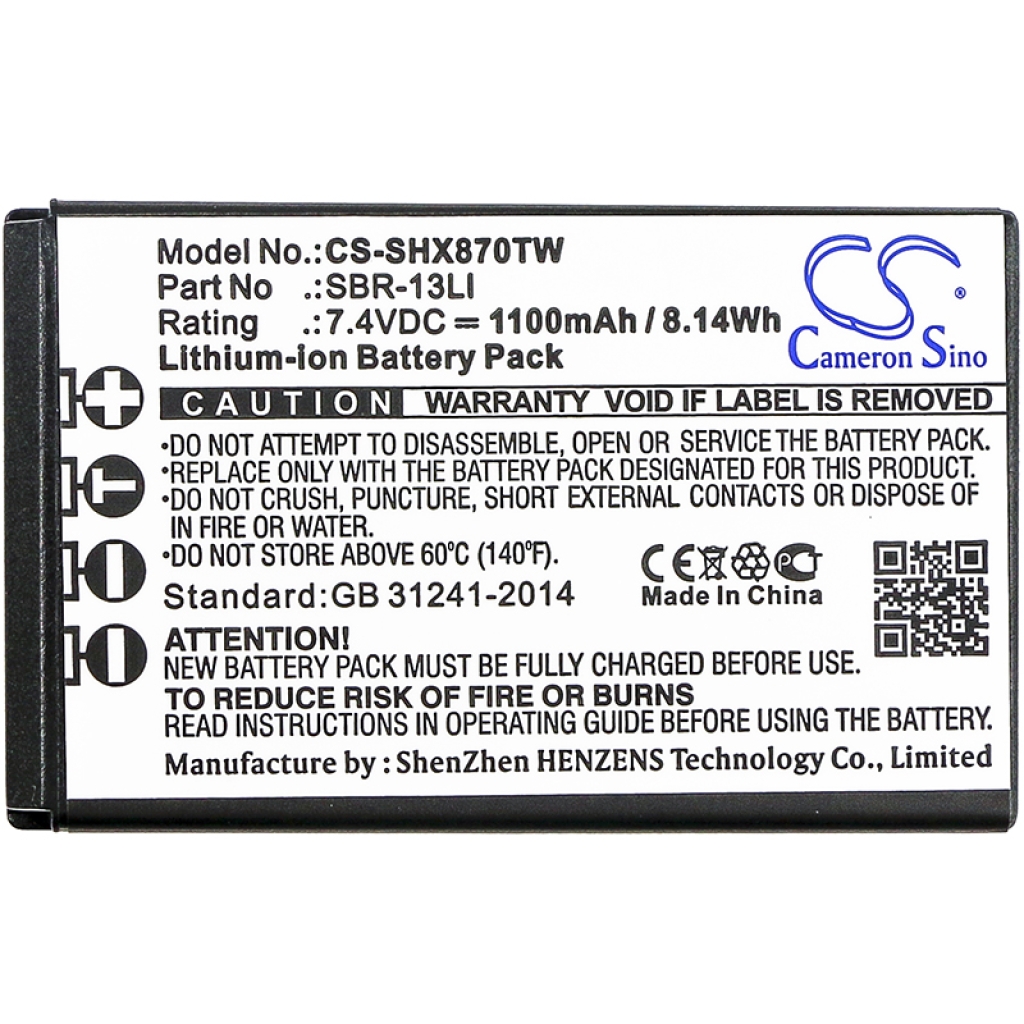 Sostituzione della batteria compatibile per Horizon SBR-13LI