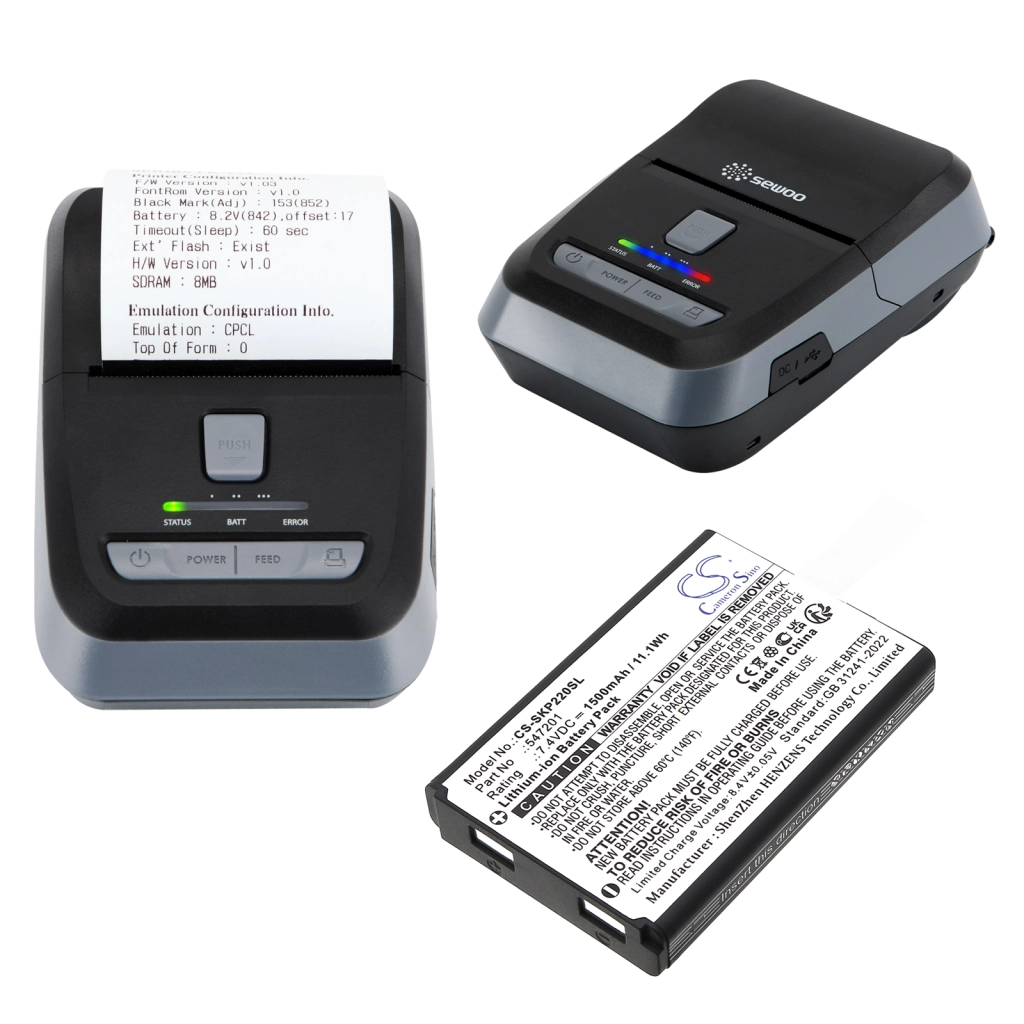 Batteria della stampante Sewoo LK-P24 (CS-SKP220SL)