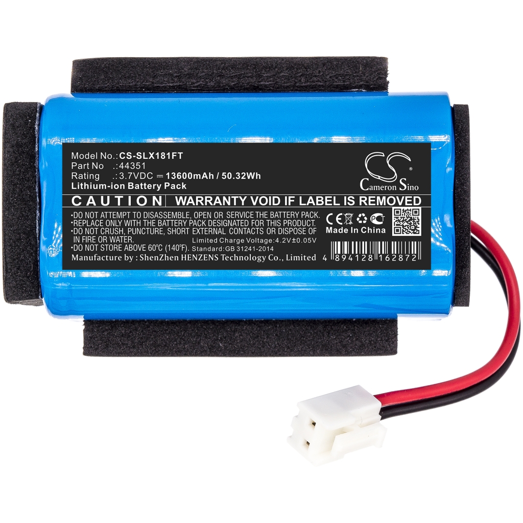 Sostituzione della batteria compatibile per Streamlight 44350,44351