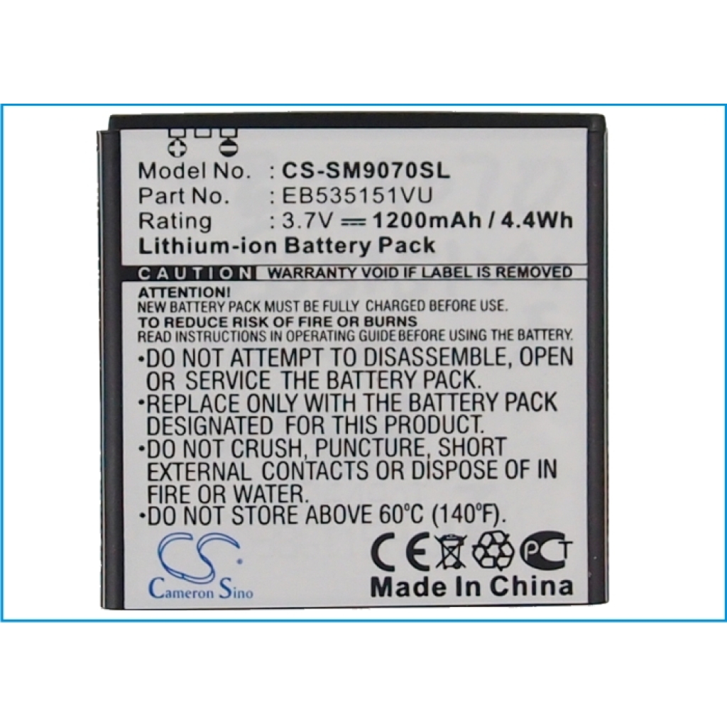 Sostituzione della batteria compatibile per Samsung EB535151VU,EB535151VUBSTD