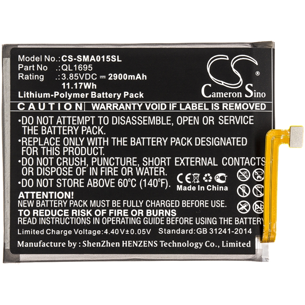 Batteria del telefono cellulare Samsung SM-A013F/DS (CS-SMA015SL)