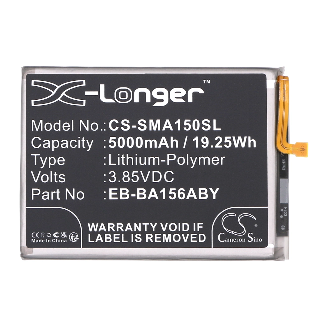 Batterie Batteria del telefono cellulare CS-SMA150SL