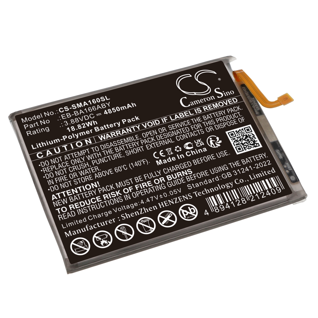 Batterie Sostituisce EB-BA166ABY