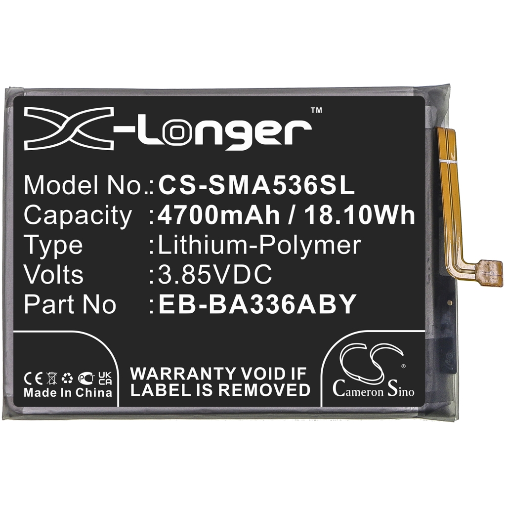 Batterie Sostituisce EB-BA536ABY