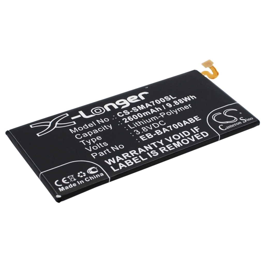 Batterie Batteria del telefono cellulare CS-SMA700SL