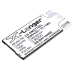 Batterie Batteria del telefono cellulare CS-SMA710XL