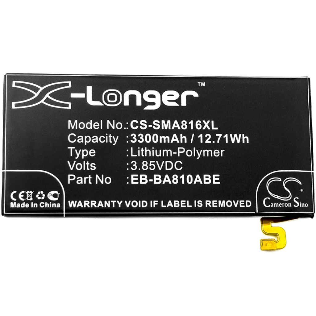 Batteria del telefono cellulare Samsung SM-A810F/DS (CS-SMA816XL)