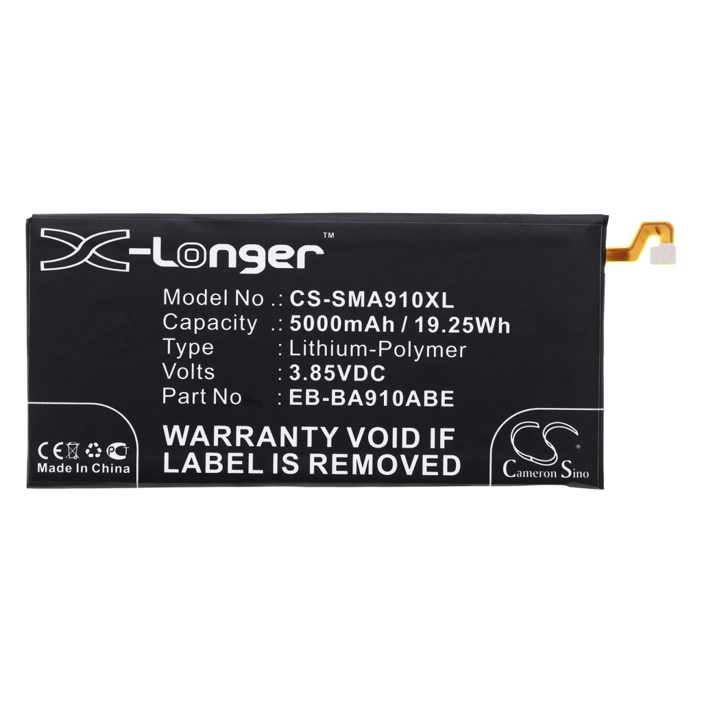 Batterie Batteria del telefono cellulare CS-SMA910XL