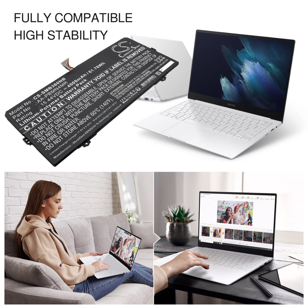 Batteria notebook Samsung Galaxy Book Pro NP935XDB-KC3UK (CS-SMB360NB)