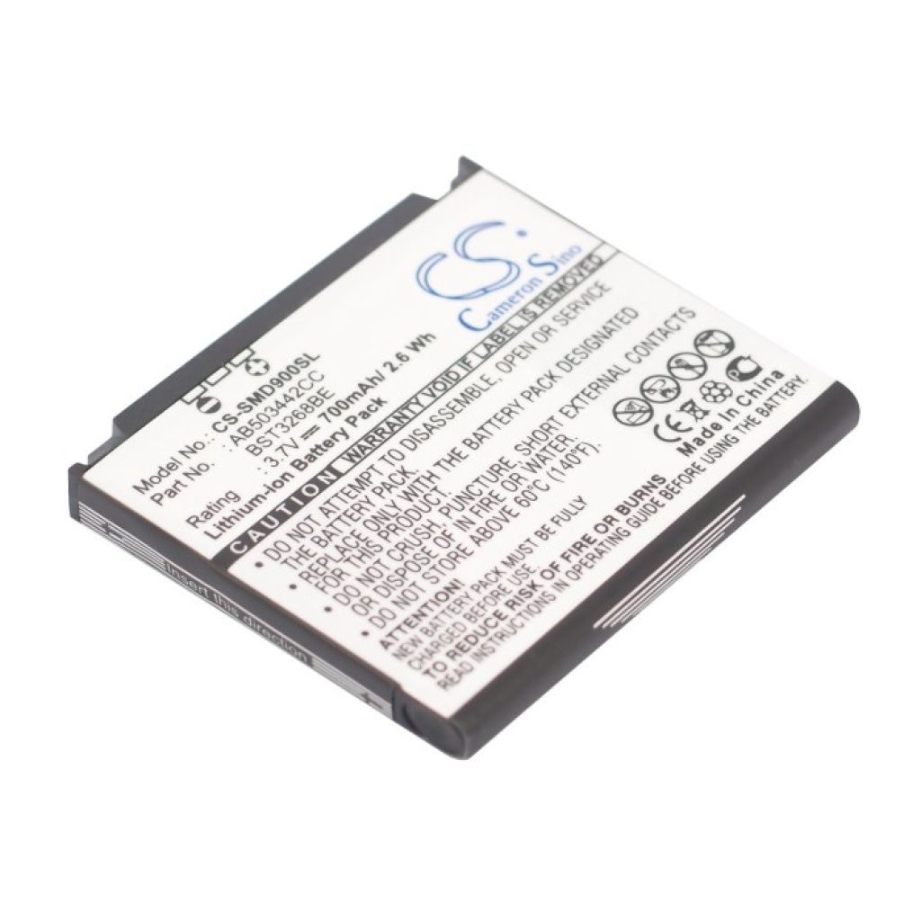 Batteria del telefono cellulare Samsung CS-SMD900SL