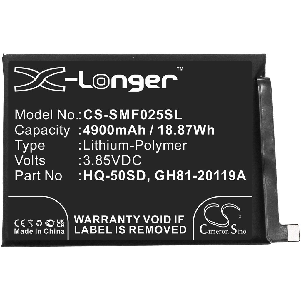 Batteria del telefono cellulare Samsung SM-A146B/DS (CS-SMF025SL)