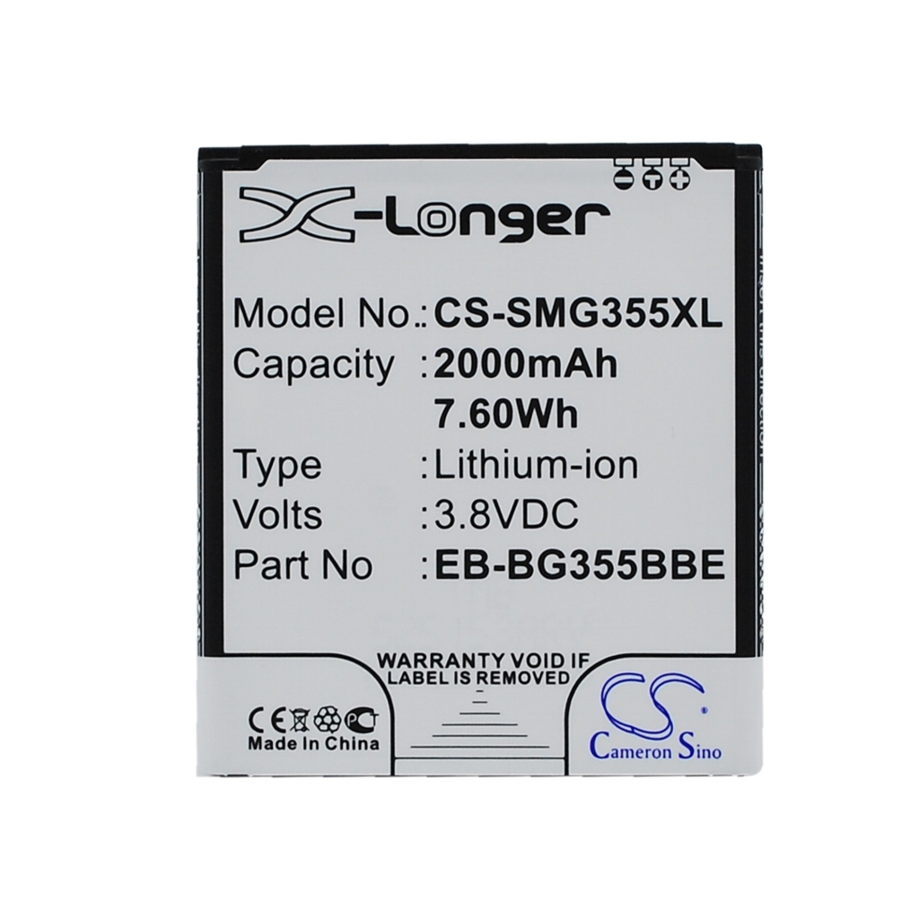 Batterie Batteria del telefono cellulare CS-SMG355XL