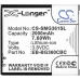 Batterie Batteria del telefono cellulare CS-SMG361SL